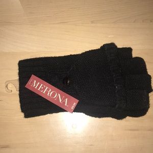 Merona Flip Top Black Gloves